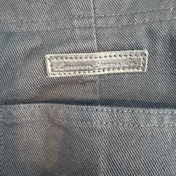 RALPH LAUREN JEANS CO VTG BLACK‎ DENIM BUTTON UP MIDI SKIRT SZ 12 Classic, Retro - Picture 12 of 12